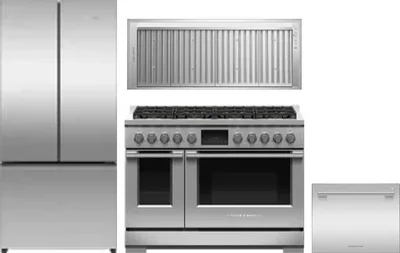 4 Piece Package Includes Refrigerator, Range, Hood And Dishwasher